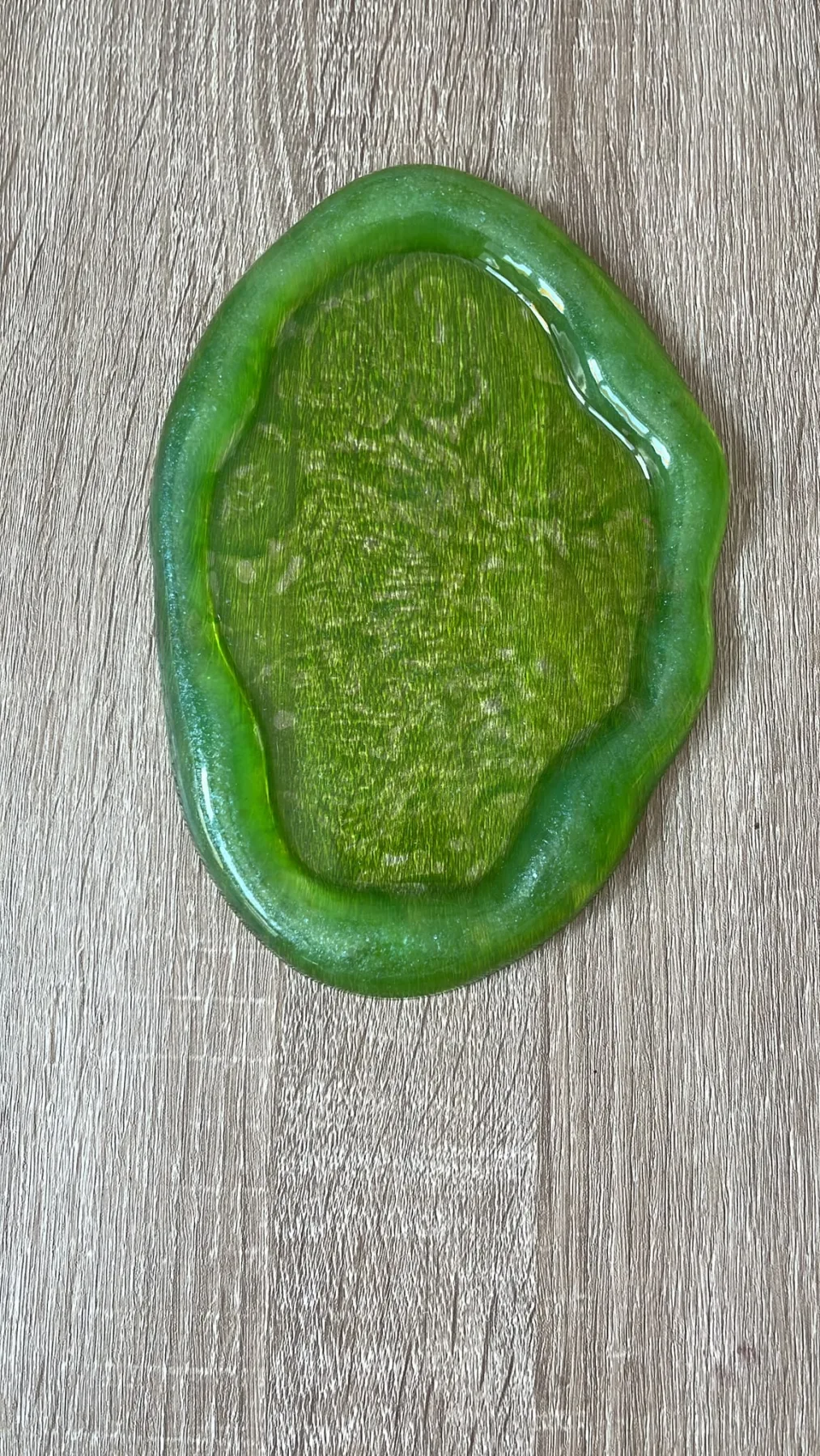 Tavă Decorativă Ovală Verde Lime
